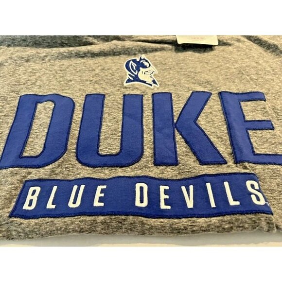 XL Duke University Blue Devils College Basketball Blue‎ Embroidered Grey T Shirt - Picture 2 of 6